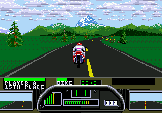 Road Rash II (Japan) In game screenshot